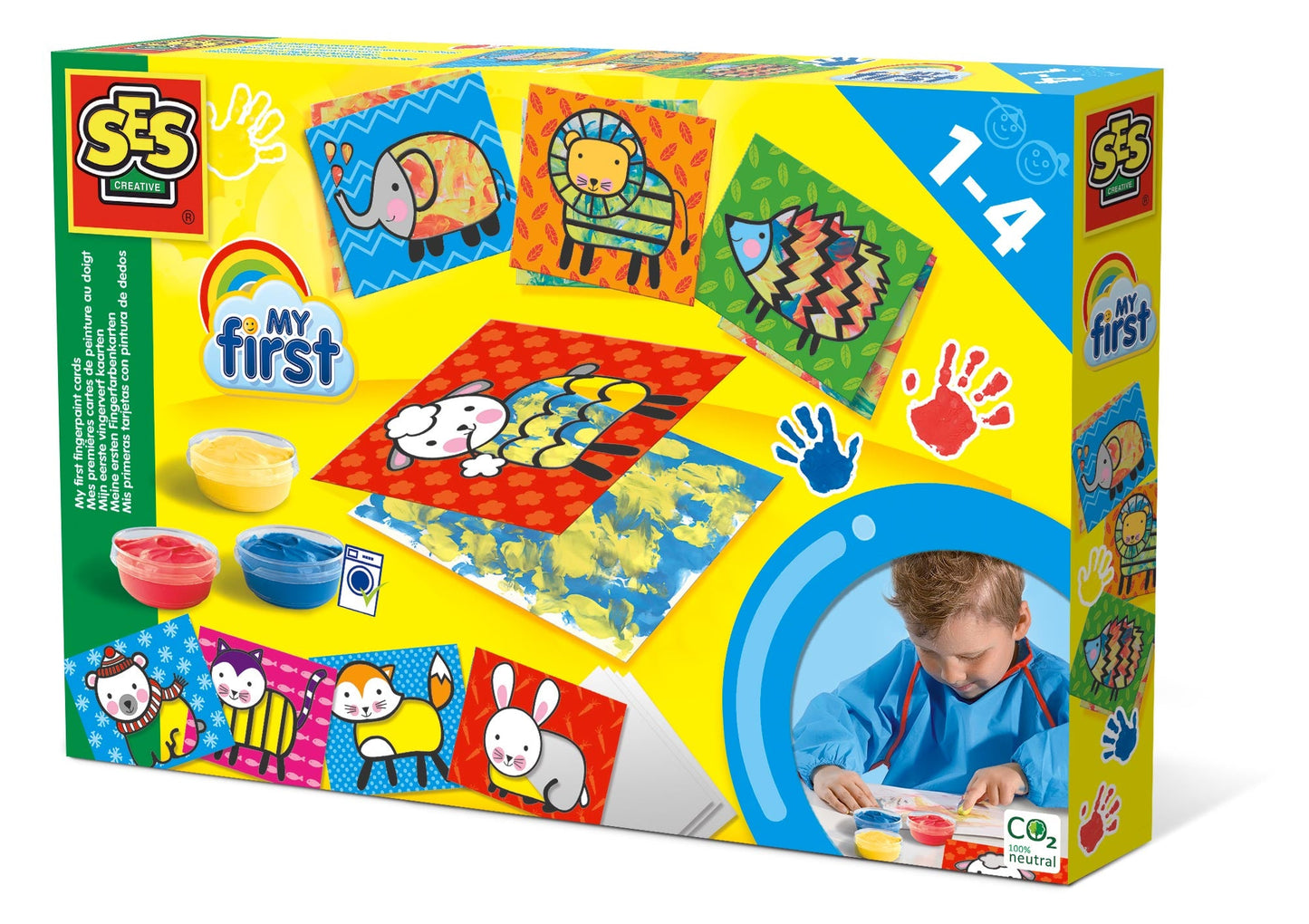 MY FIRST - FINGERPAINT CARDS