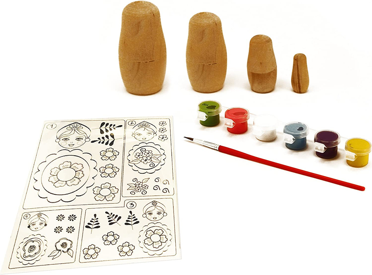 Paint Your Own Russian Dolls Kit