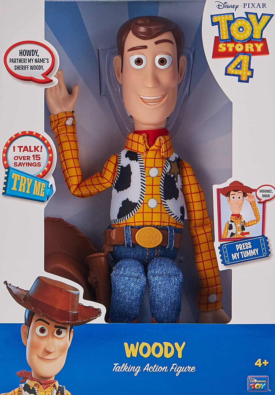Disney Toy Story Woody Figure Multicolor