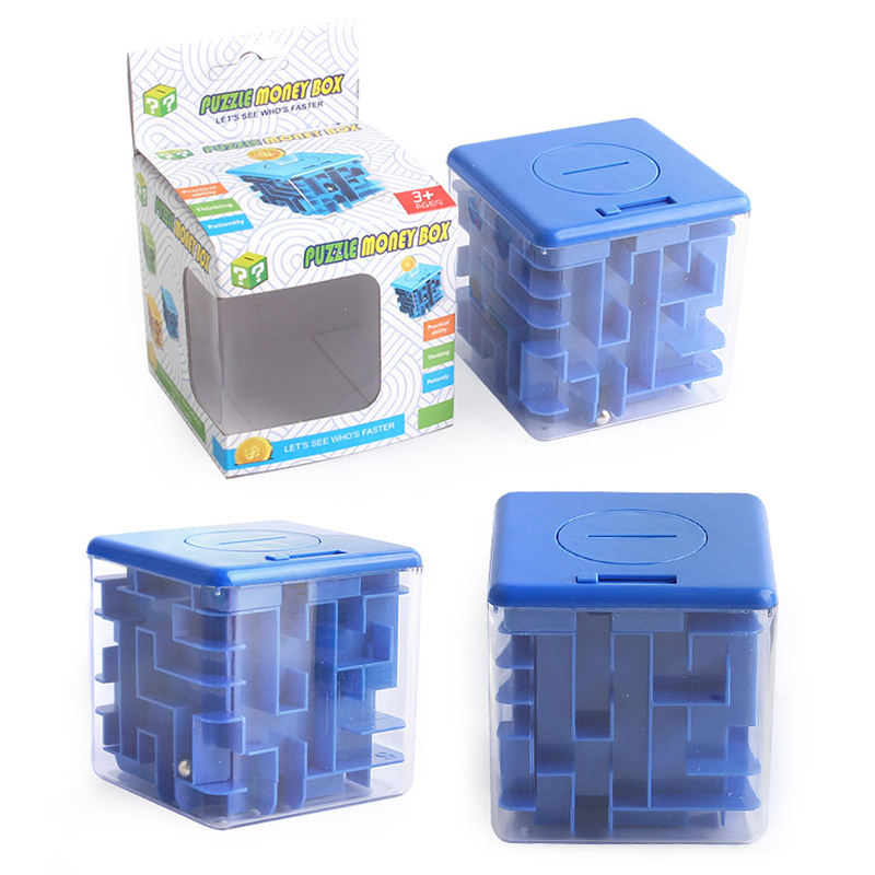 Plastic 3D Maze Toys Magic Cubes Kids Educational Toy Fidget Toy
