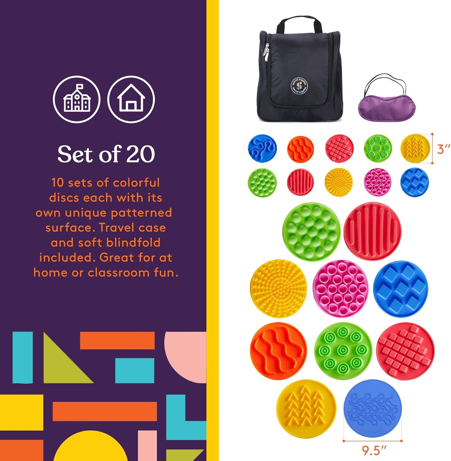 Matching Game Sensory Discs