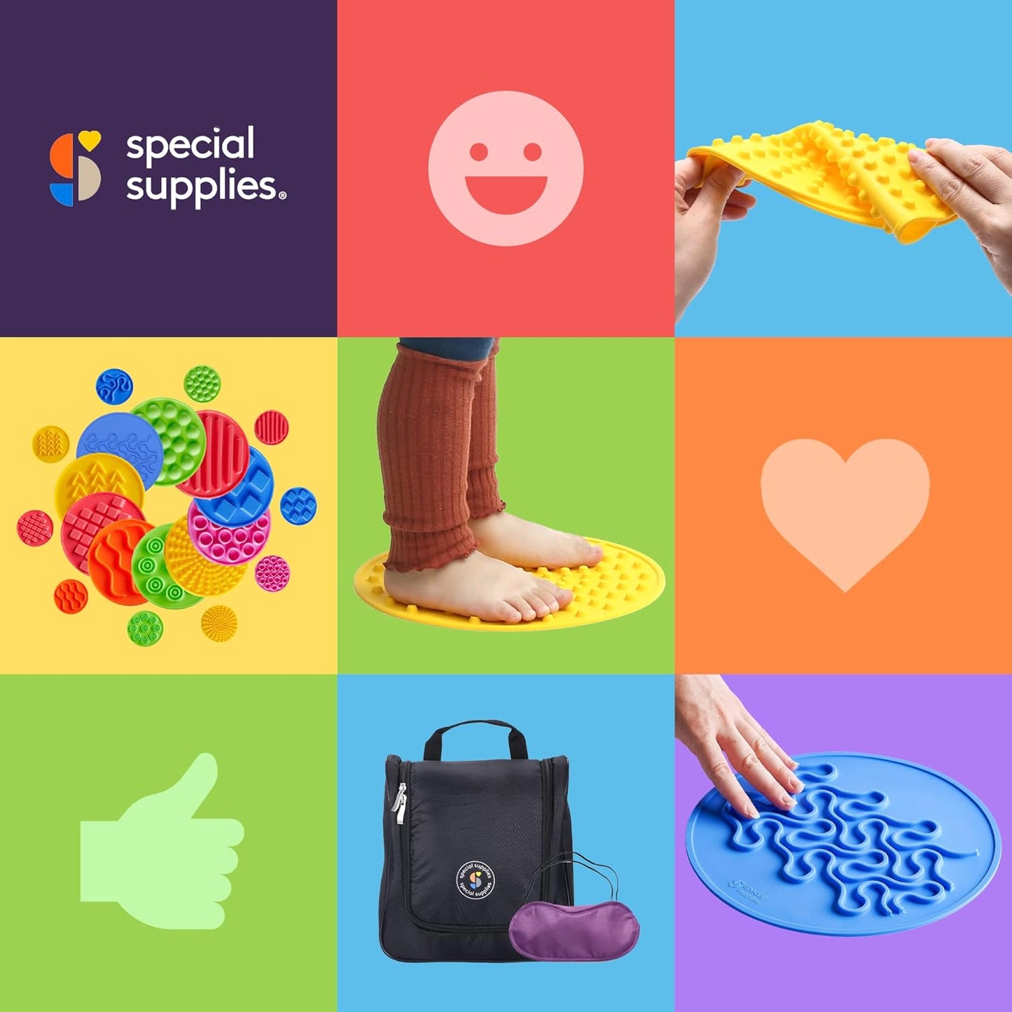 Matching Game Sensory Discs