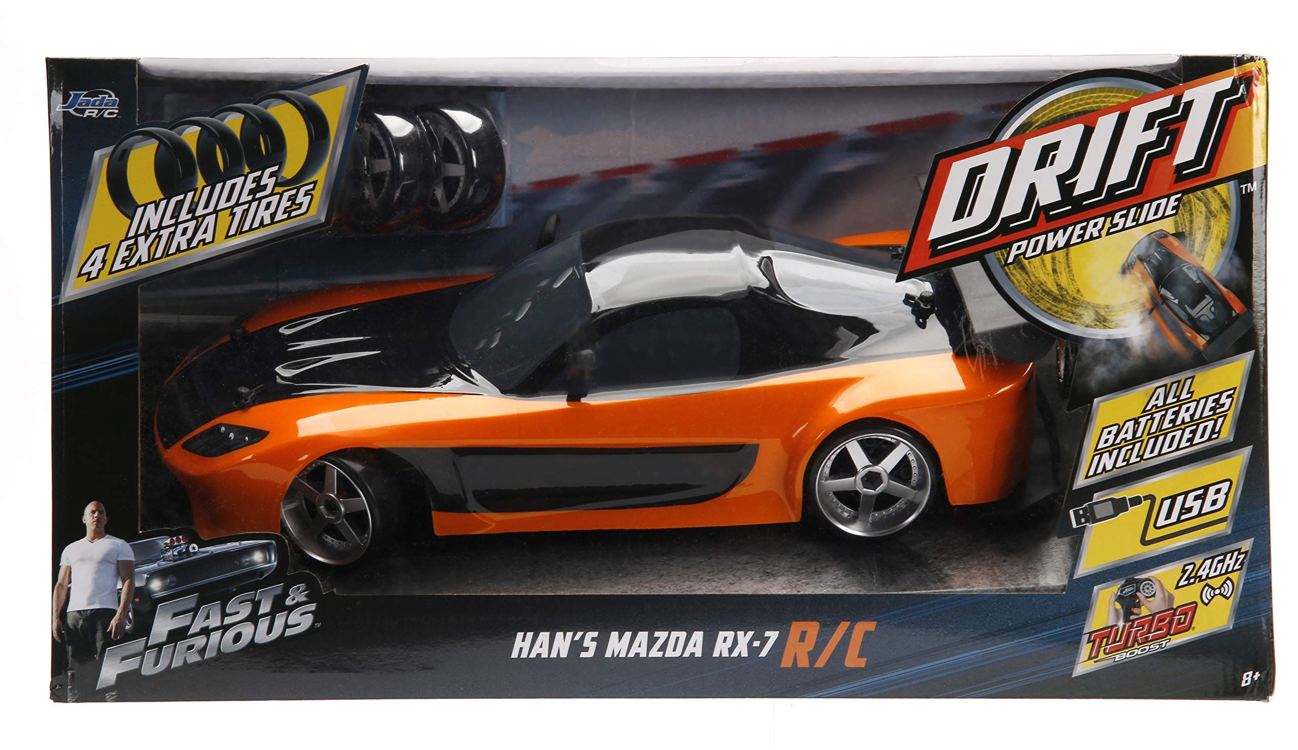 Fast Furious RC Drift Mazda RX 7 1 10 ExceedToy