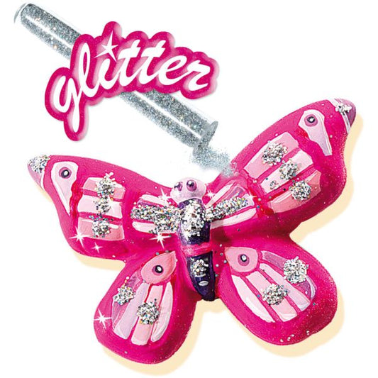 CASTING & PAINTING -  BUTTERFLY + GLITTER