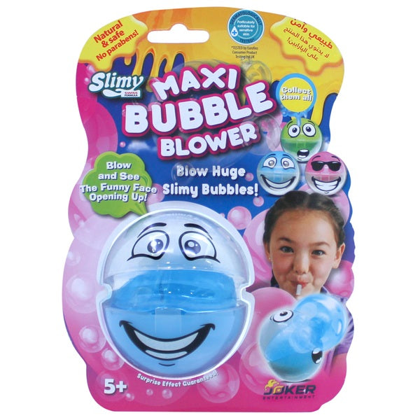 slimy funny maxi bubble blower on blister