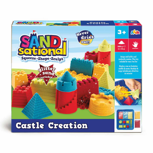 لعبة الرمل: اصنع القلعة