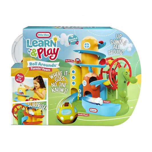 little tikes learn & play roll arounds tower playset