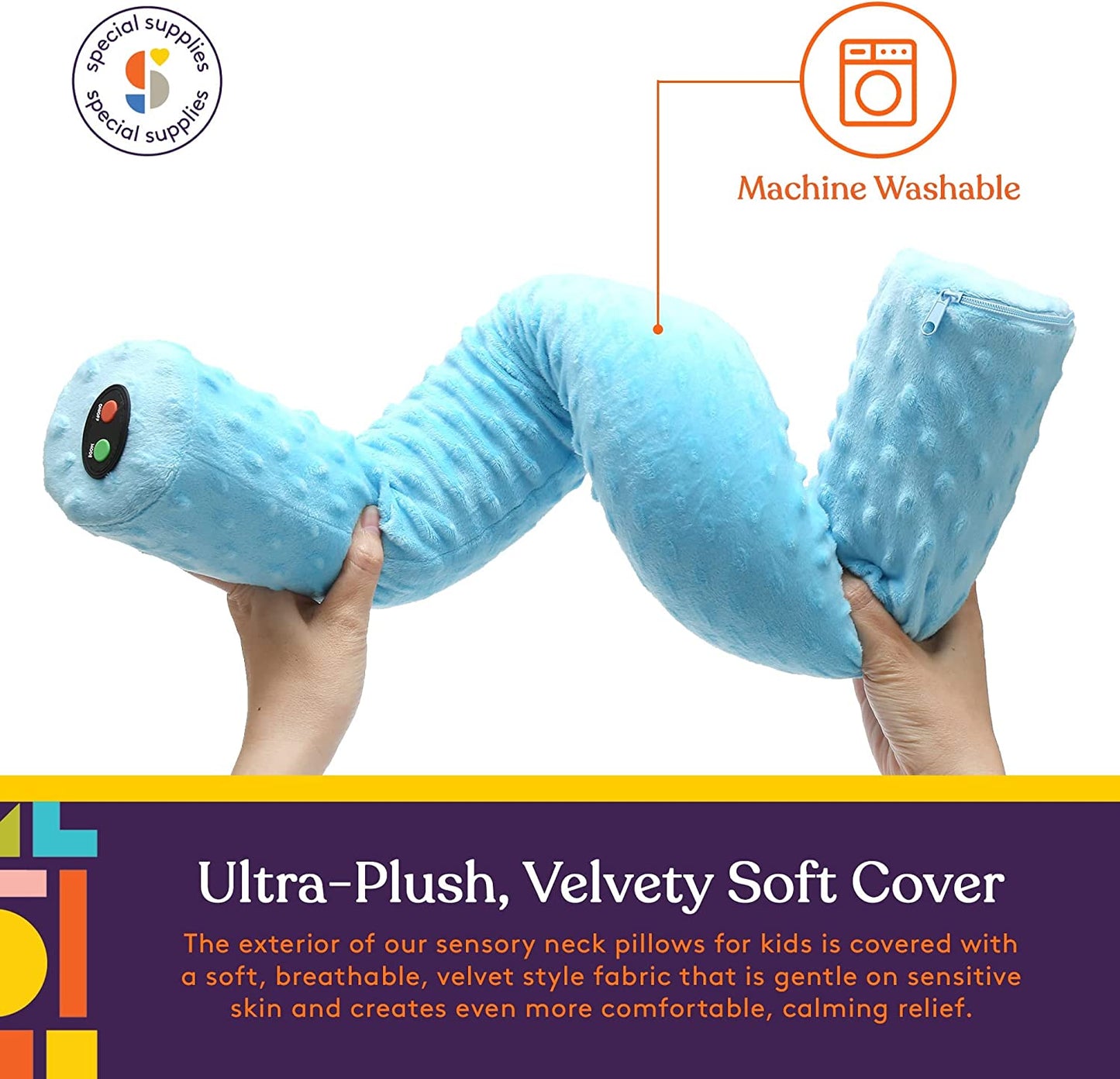 Special Supplies Sensory Vibrating Neck Pillow for Kids