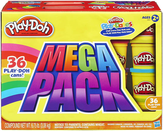 Play-Doh 36 Can Mega Pack of Non-Toxic Modeling Compound, 3 Oz Cans