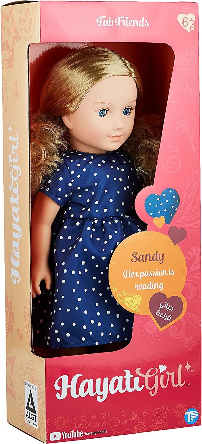Hayati Girl Doll Sandy Blue Dress 18 Inches