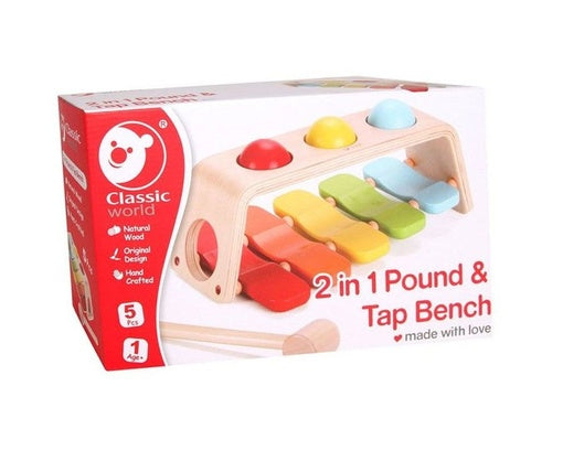 2 in 1 pound and tap bench