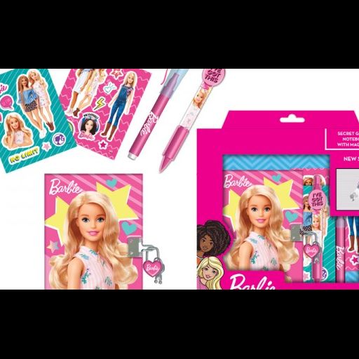 BARBIESECRET NOTEBOOK WITH MAGIC PEN